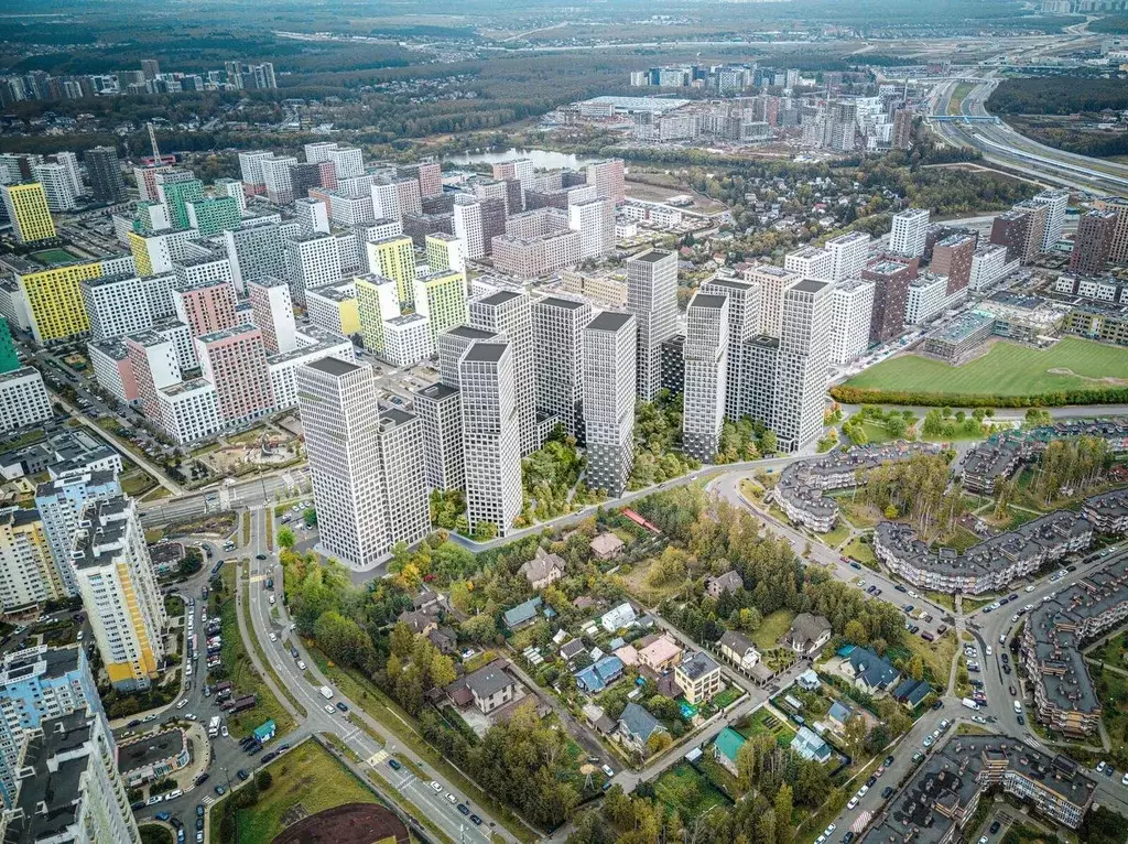 1-к кв. Москва № 174 кв-л, Новые Смыслы жилой комплекс (43.5 м) - Фото 1