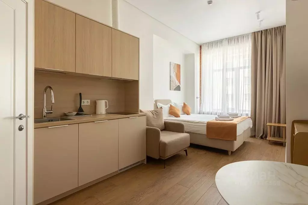 Студия Санкт-Петербург ул. Смолячкова, 17к2 (21.0 м) - Фото 2