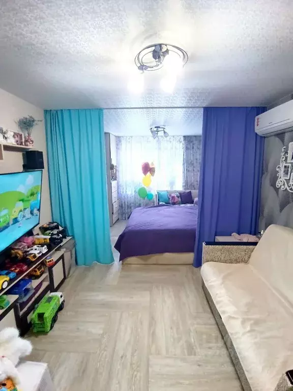 1-к кв. Самарская область, Самара пос. Мехзавод, 1-й кв-л, 40 (38.5 м) - Фото 1