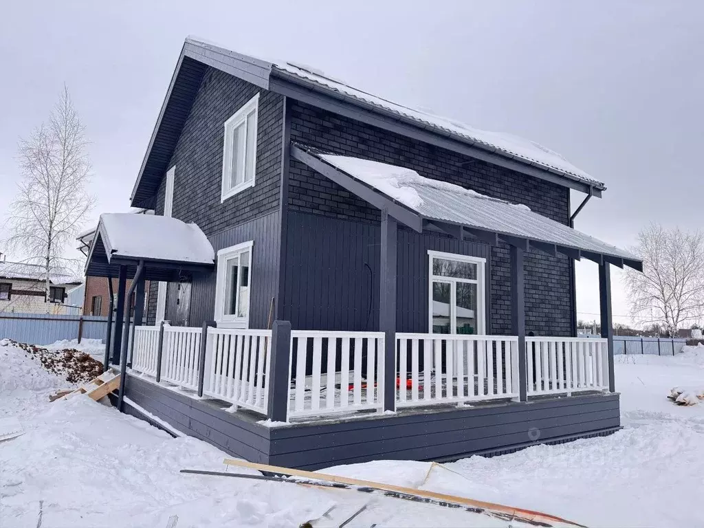 Дом в Московская область, Чехов муниципальный округ, д. Поповка ул. ... - Фото 1