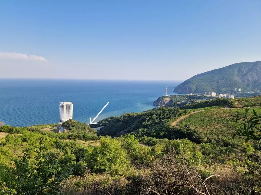 Участок в Крым, Алушта муниципальный округ, Партенит пгт ул. ... - Фото 2