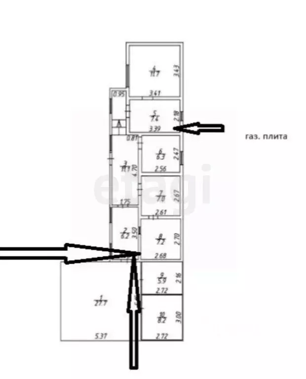 Дом в Удмуртия, Завьяловский район, с. Ягул ул. Дмитриевская, 16 (104 ... - Фото 1
