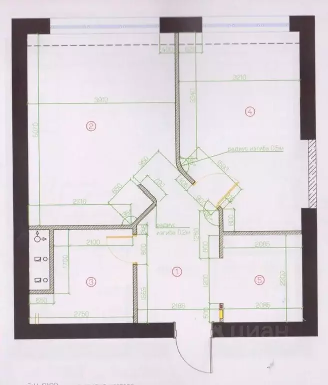 2-к кв. Москва просп. Мира, 188Бк4 (55.0 м) - Фото 1
