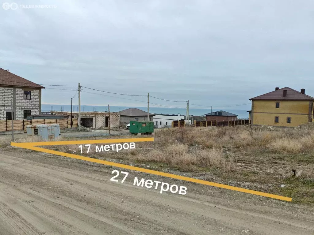 Участок в село Мысхако, улица имени Малоземельца Сулеймана Тамаева (5 ... - Фото 1