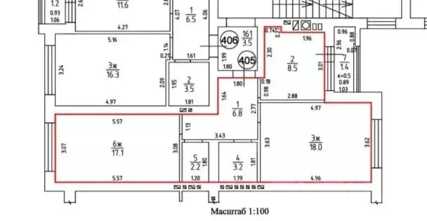 2-к кв. Калининградская область, Калининград Елизаветинская ул., 4 ... - Фото 2