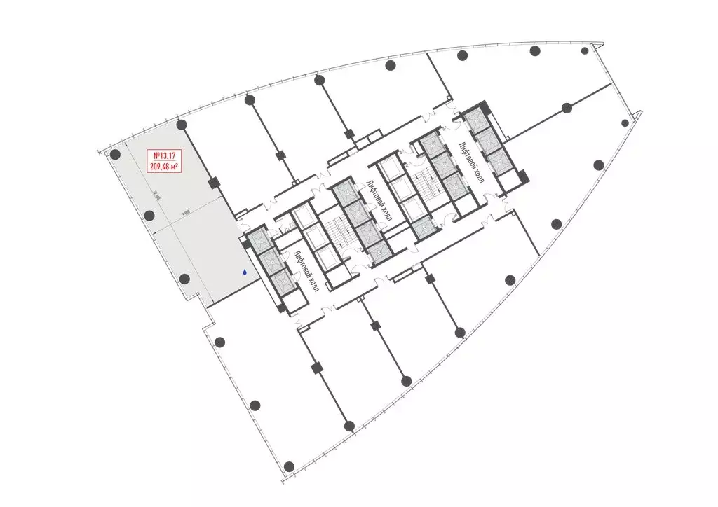 Офис (209.48 м) - Фото 2