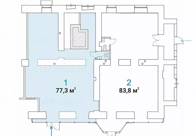 Офис в Москва Брянская ул., 12 (77 м) - Фото 2
