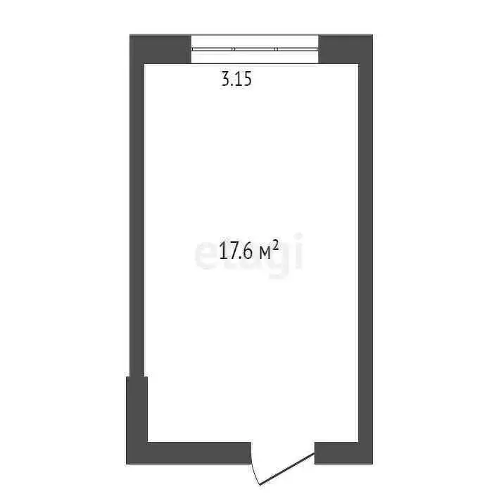 Квартира-студия: Кореиз, улица Маяковского, 11 (19 м) - Фото 1