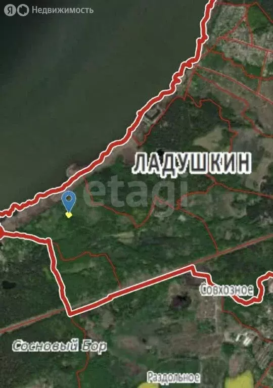Участок в Калининградская область, Ладушкин (7.4 м) - Фото 0