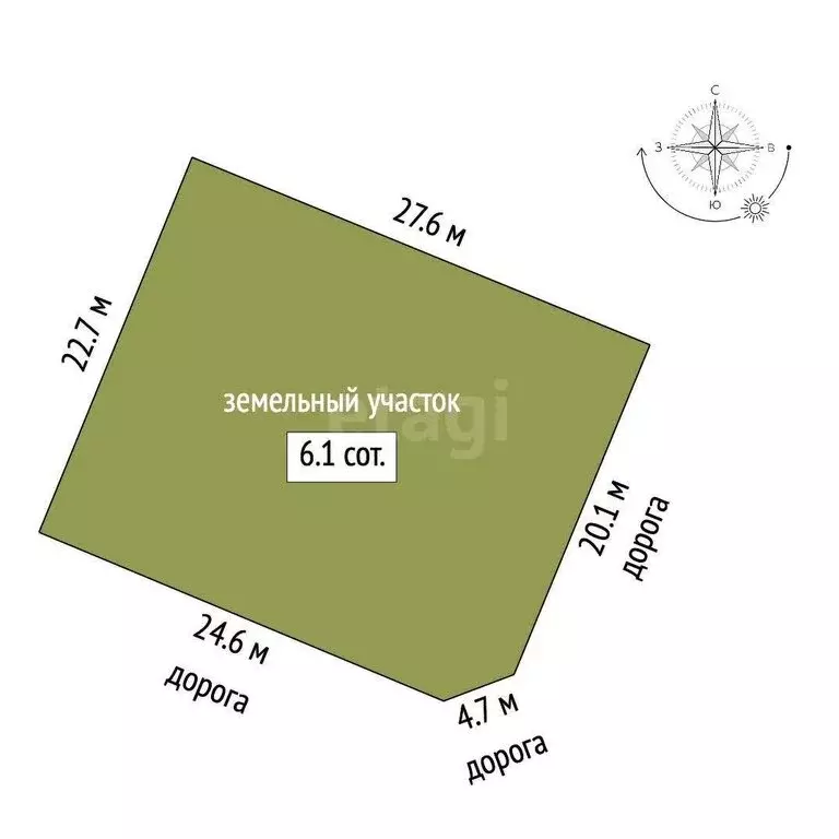 Участок в Марусино, СНТ Зенино, 10 (6 м) - Фото 0