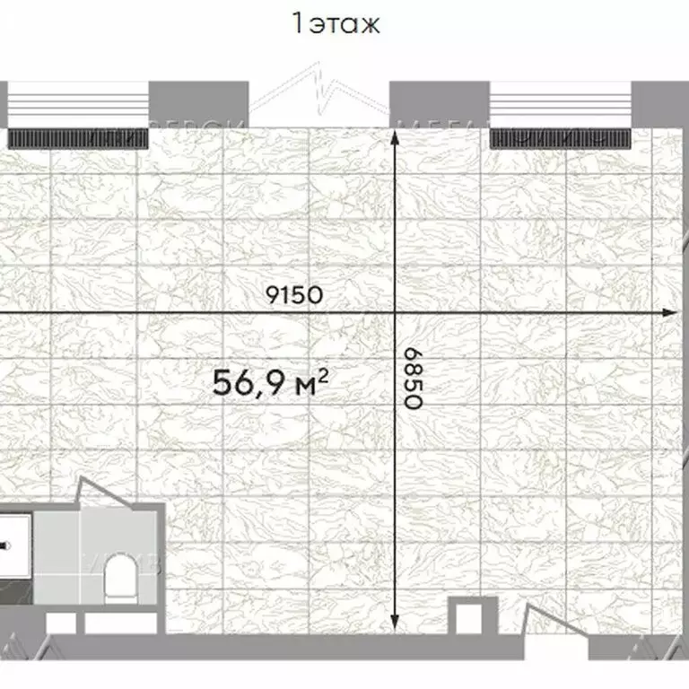 Помещение свободного назначения (107 м) - Фото 1