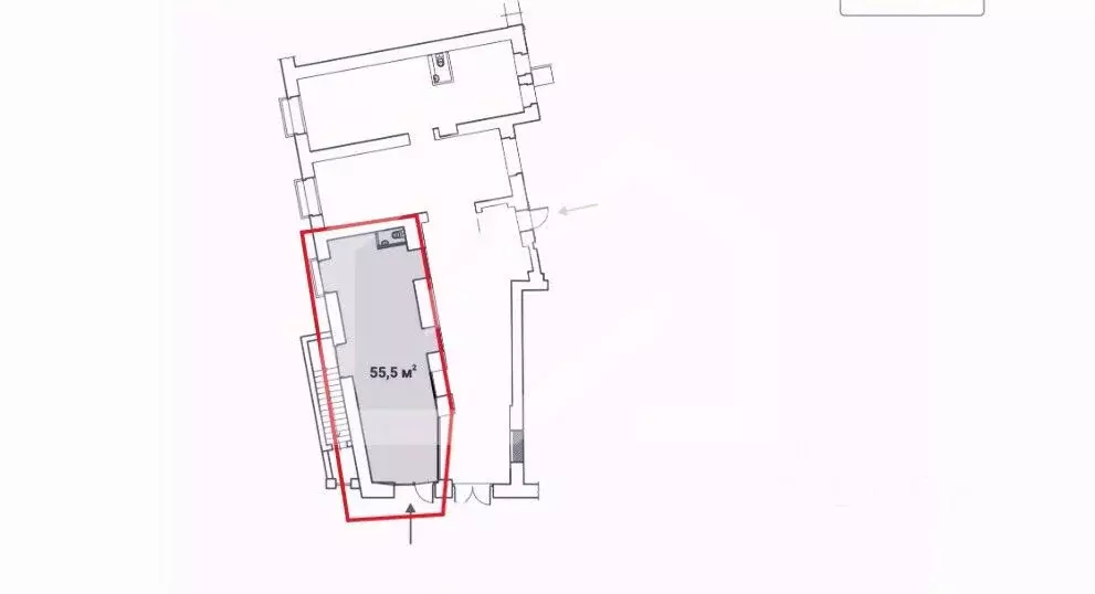 Помещение свободного назначения в Москва ул. Земляной Вал, 23С1 (56 м) - Фото 2