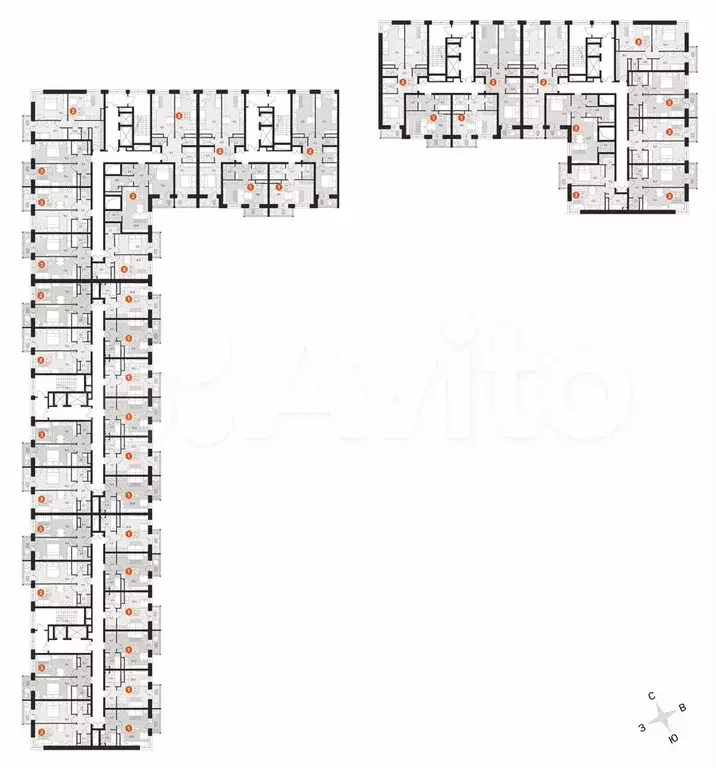 1-к. квартира, 45,8 м, 4/16 эт. - Фото 1