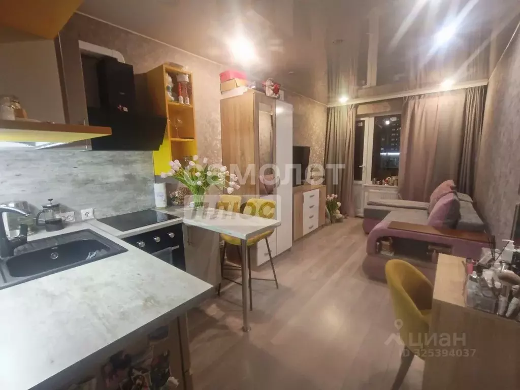 Студия Ленинградская область, Мурино Всеволожский район, бул. ... - Фото 1