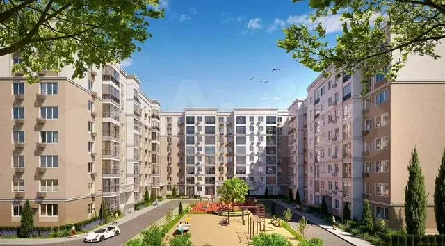 1-к. квартира, 34 м, 1/9 эт. - Фото 0