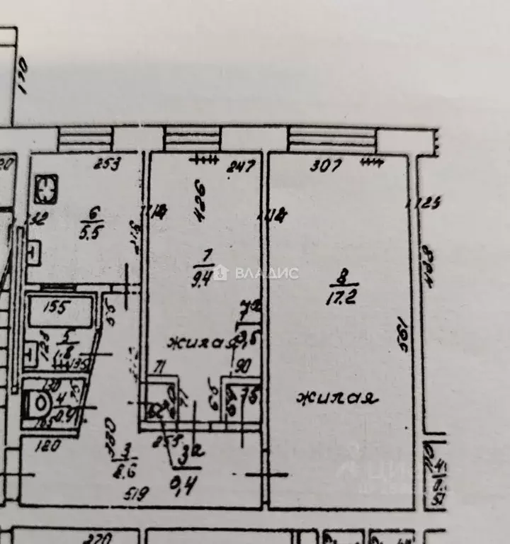 2-к кв. Калининградская область, Калининград ул. Грига, 48 (44.0 м) - Фото 2