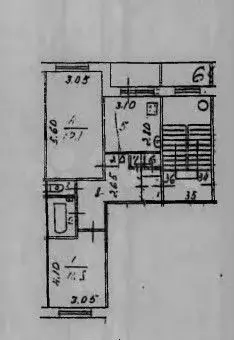 Аукцион: 2-к. квартира, 53,6 м, 2/5 эт. - Фото 0
