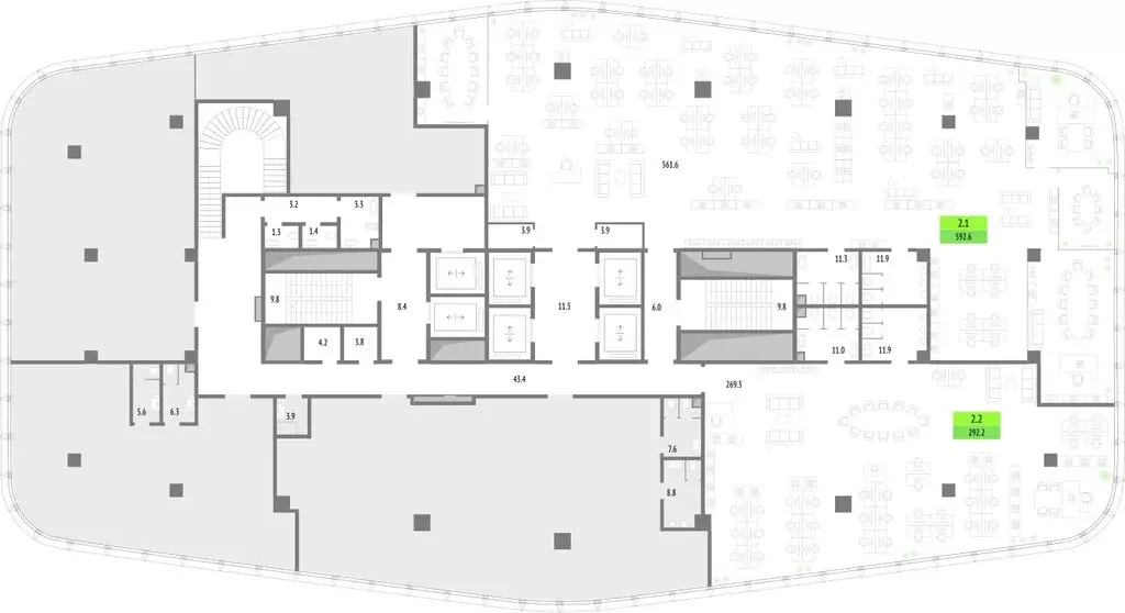 Офис (592.6 м) - Фото 0