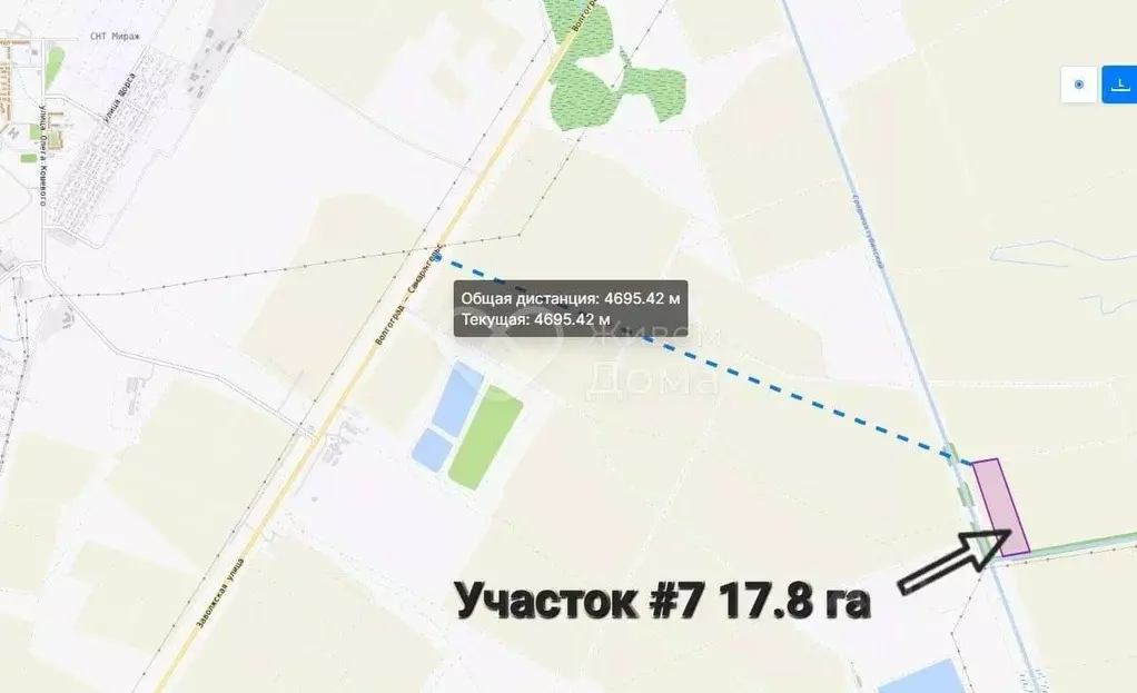 Участок в Волгоградская область, Среднеахтубинский район, ... - Фото 0