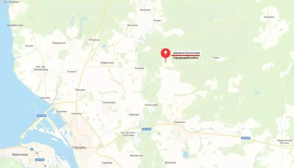 Участок в Нижегородская область, Городецкий муниципальный округ, д. ... - Фото 0