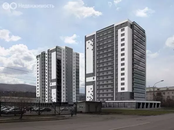 Квартира-студия: Красноярск, улица 60 лет Октября, 86 (33.1 м) - Фото 1