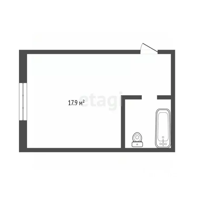 Комната Мордовия, Саранск ул. Тани Бибиной, 20А (18.0 м) - Фото 1