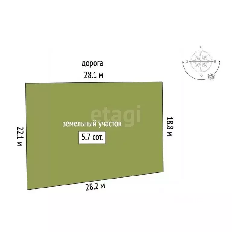 Участок в Ростовская область, Аксайский район, Большелогское с/пос, ... - Фото 1