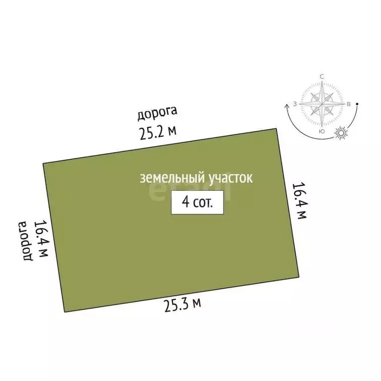 Участок в Севастополь с. Полюшко, ул. Алексея Куликова (4.0 сот.) - Фото 2