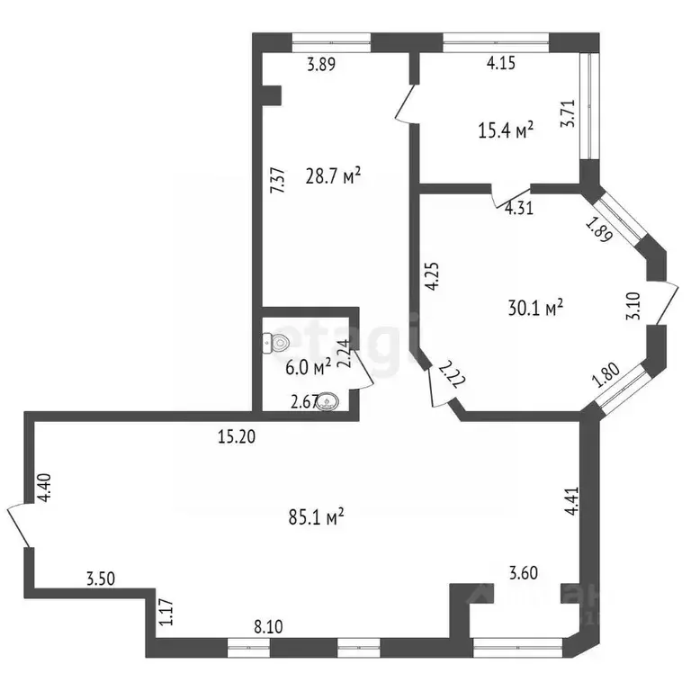 Офис в Ростовская область, Батайск ул. Крупской, 44 (161 м) - Фото 1