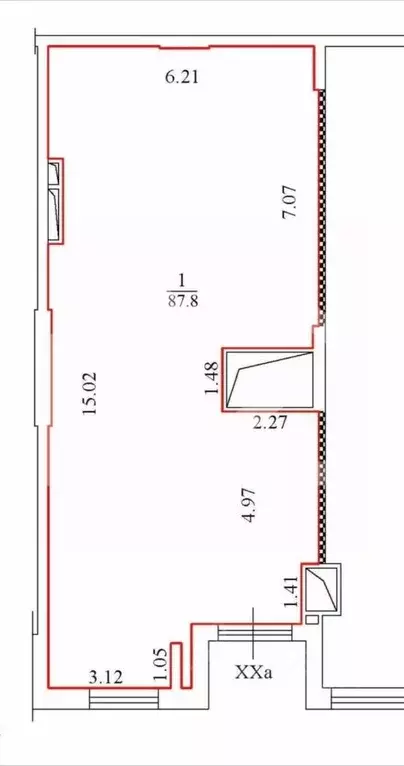 Торговая площадь в Москва Каширское ш., 65к3 (87 м) - Фото 2