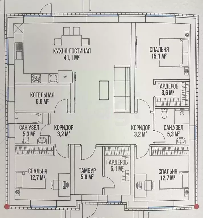 Дом в Тверская область, Тверь пер. Николаев, 7/2 (100 м) - Фото 1