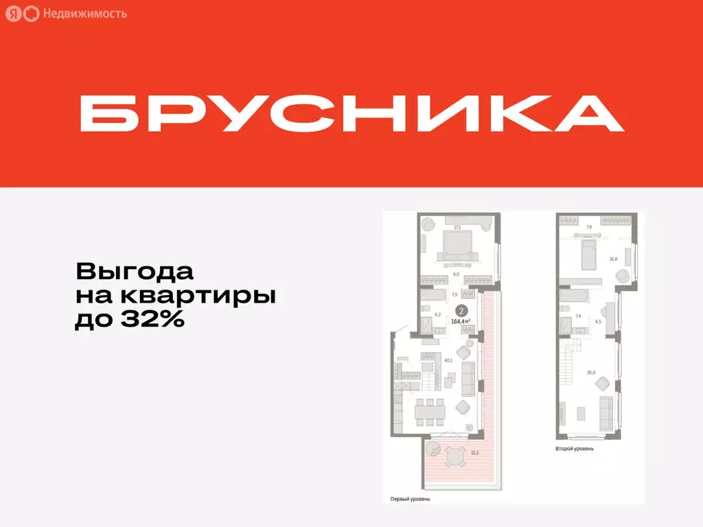 2-комнатная квартира: Тюмень, жилой комплекс На Минской (164.37 м) - Фото 0
