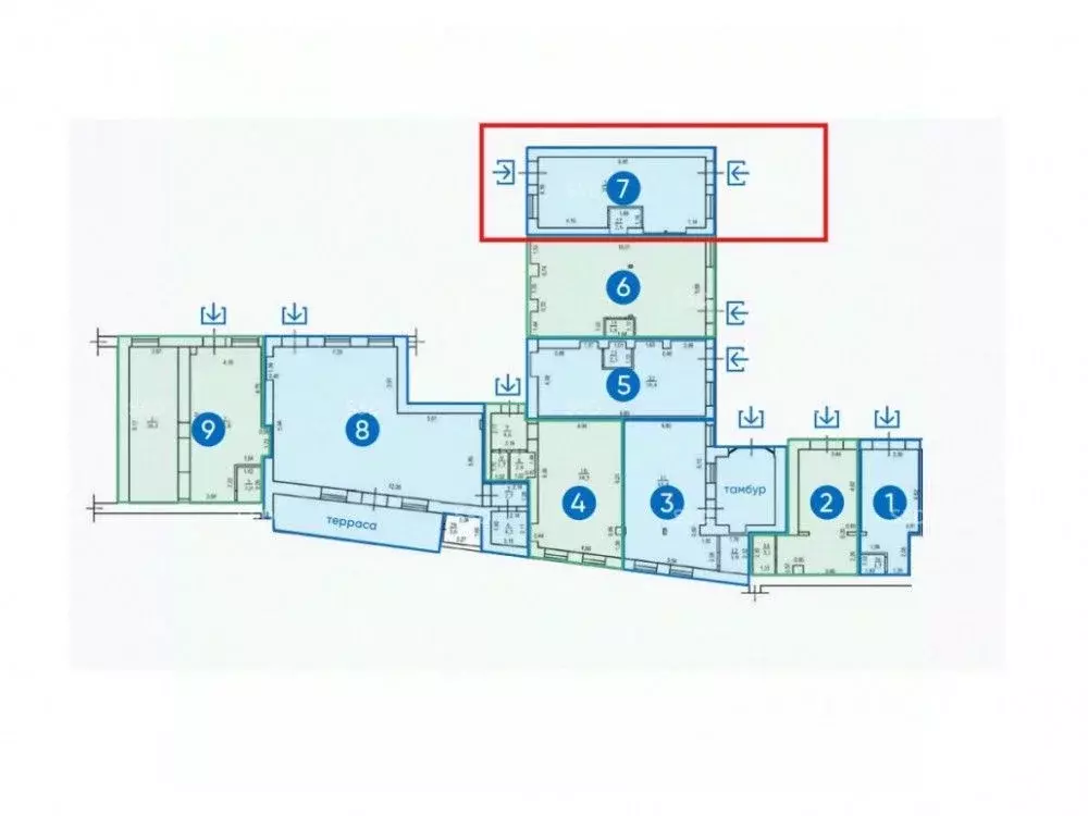 Торговая площадь в Москва Долгоруковская ул., 27С1 (42 м) - Фото 2