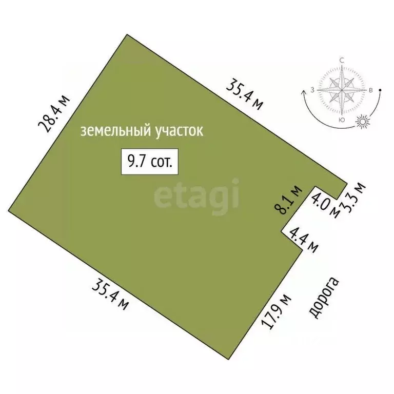 Участок в Марий Эл, Медведевский район, Пекшиксолинское с/пос, пос. ... - Фото 2