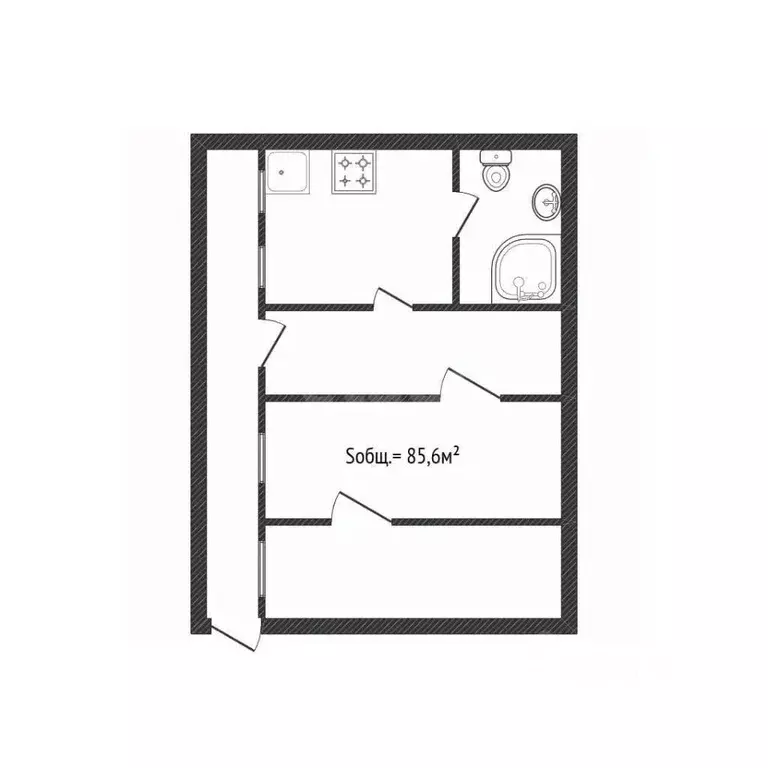 Дом в Брянская область, Брянский район, Супоневское с/пос, с. Супонево ... - Фото 2