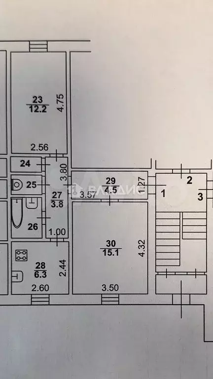 2-к. квартира, 47 м, 1/2 эт. - Фото 0