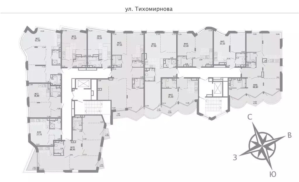 Квартира-студия: Казань, Вахитовский район, улица Калинина, 1Б (31.2 ... - Фото 2
