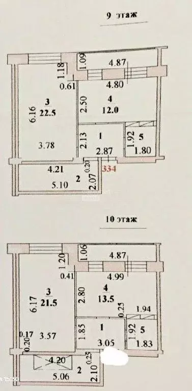 3-к кв. Липецкая область, Липецк ул. Катукова, 23 (105.0 м) - Фото 2