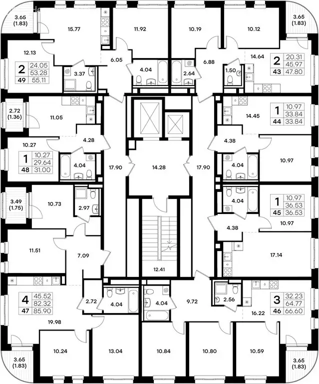 4-комнатная квартира: Казань, ЖК Глоракс Экосити (85.9 м) - Фото 1