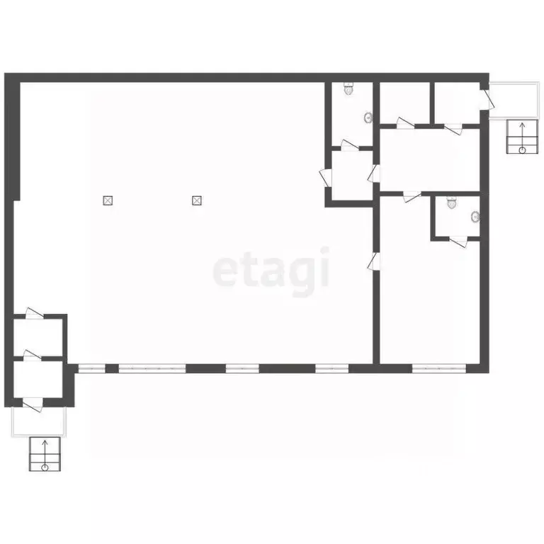 Торговая площадь в Ямало-Ненецкий АО, Тазовский район, пос. Тазовский ... - Фото 1