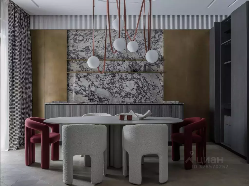 3-к кв. Москва ул. Усачева, 13 (116.0 м) - Фото 1