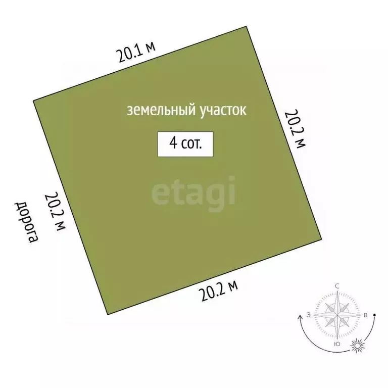 Участок в Тюменская область, Тюменский муниципальный округ, ... - Фото 2