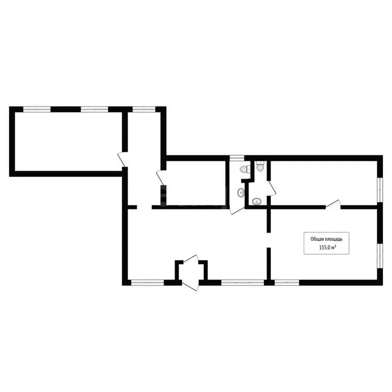 Помещение свободного назначения (155 м) - Фото 1