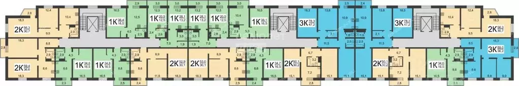 1-к кв. Нижегородская область, Нижний Новгород Мончегорский мкр, ул. ... - Фото 2