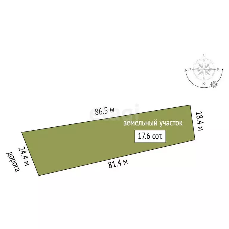 Участок в Донское сельское поселение, село Дмитрово, Кооперативная ... - Фото 1