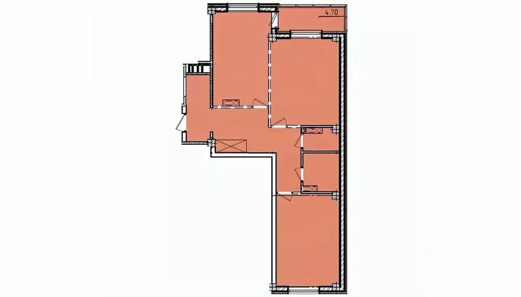 Студия Омская область, Омск Волгоградская ул., 48 (75.3 м) - Фото 0