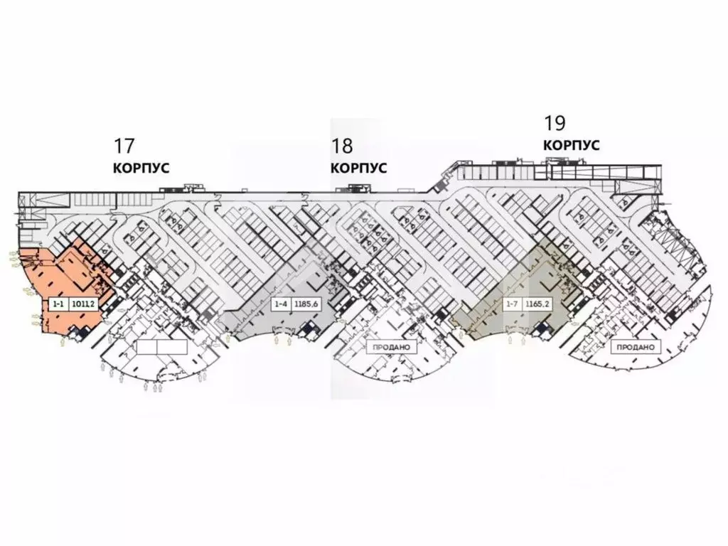 Помещение свободного назначения в Москва Фестивальная ул., 29 (1011 м) - Фото 2