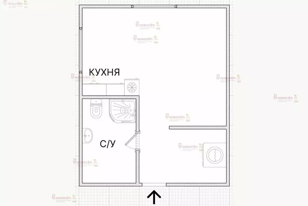 Квартира-студия: Екатеринбург, жилой район Елизавет, улица ... - Фото 1