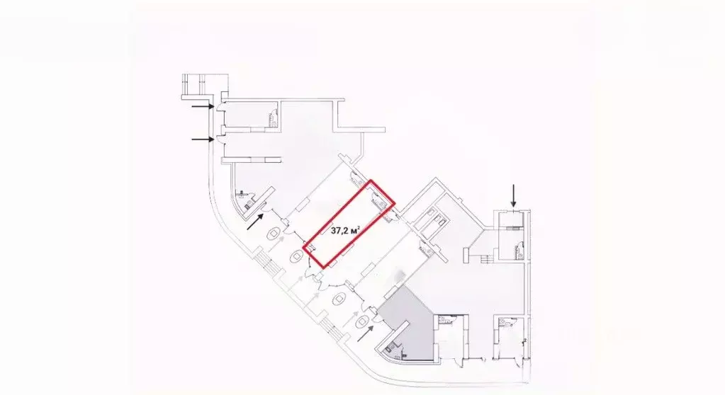 Помещение свободного назначения в Москва Ярцевская ул., 27к1 (37 м) - Фото 2