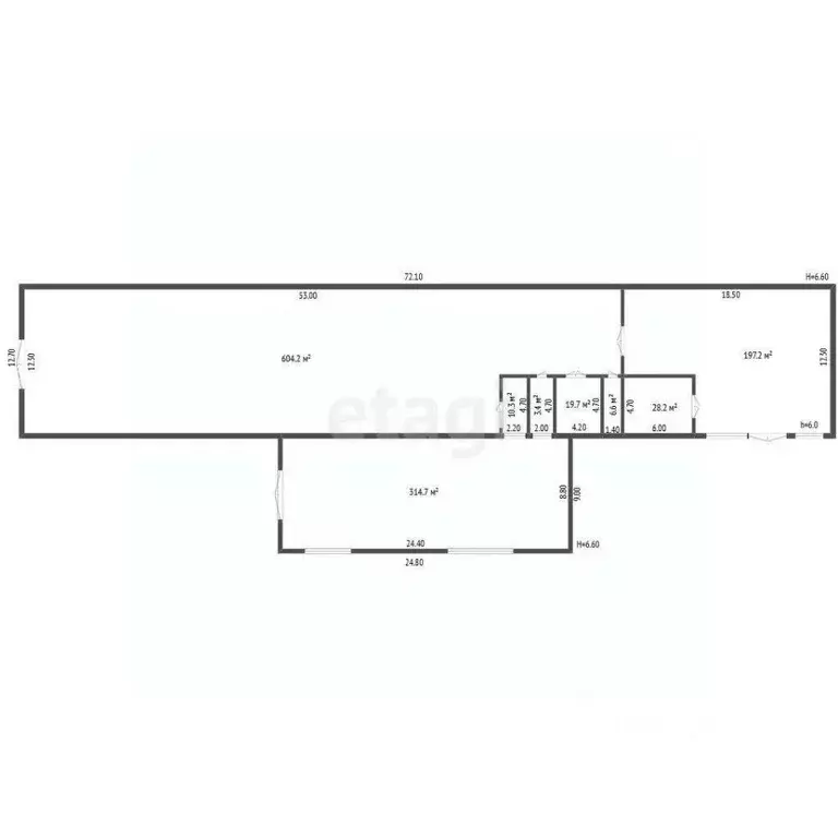 Склад в Ямало-Ненецкий АО, Новый Уренгой Железнодорожная ул., 90 (1079 ... - Фото 2